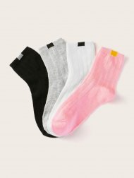 4pairs Simple Socks 4pairs Simple Socks